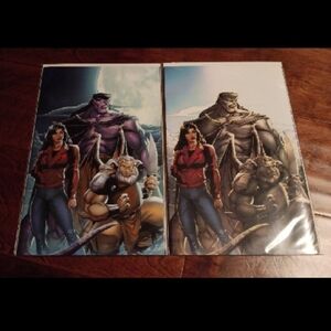 Gargoyles #1 Ryan Kincaid Virgin Day/night Comic Book Set